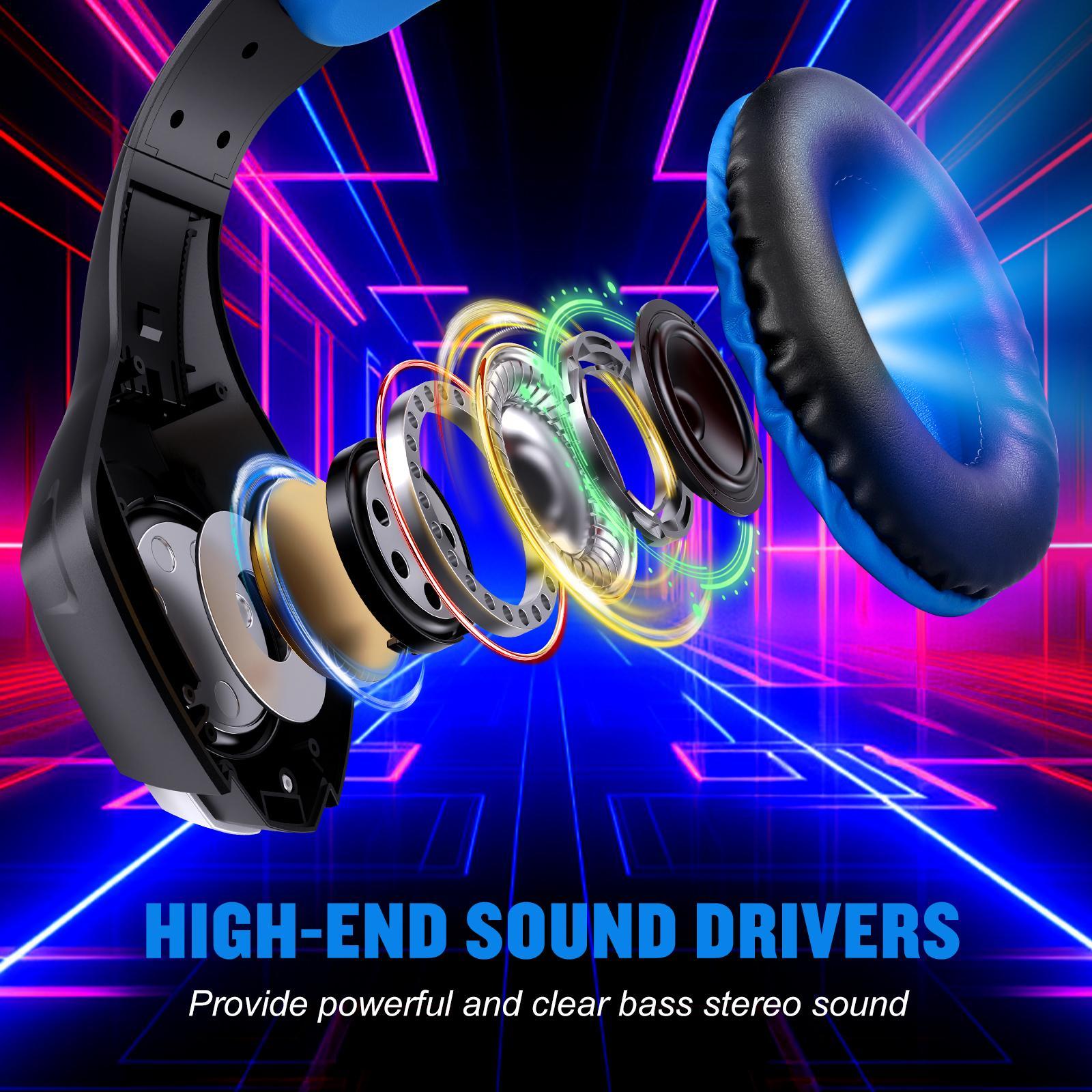 V562-A106257700ADE-202508292110-09 Omni Mic Gaming Headset 1.9M Length - Black Blue - Image 10