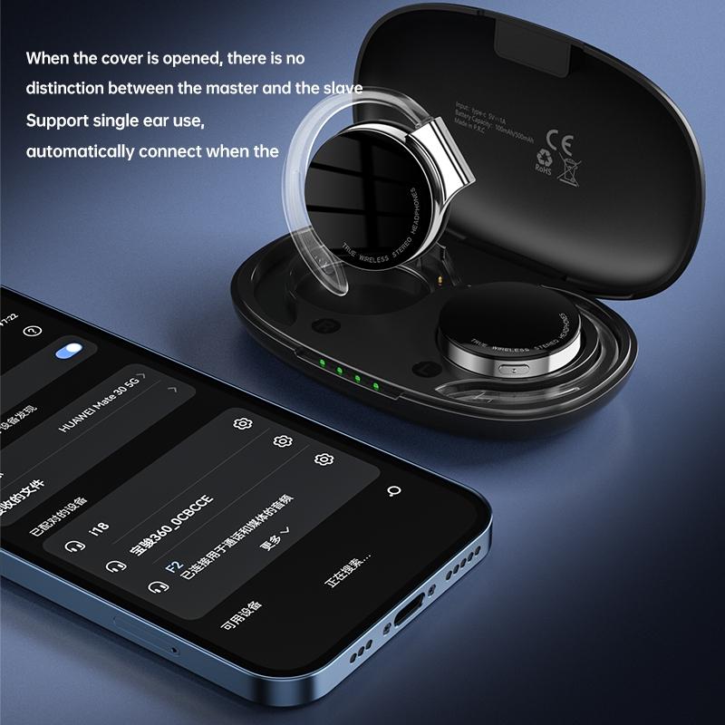 V562-A106466300ADE-202508281525-06 Waterproof Wireless Bluetooth Earphones with Noise Reduction - t & g F2 - Black - Image 7