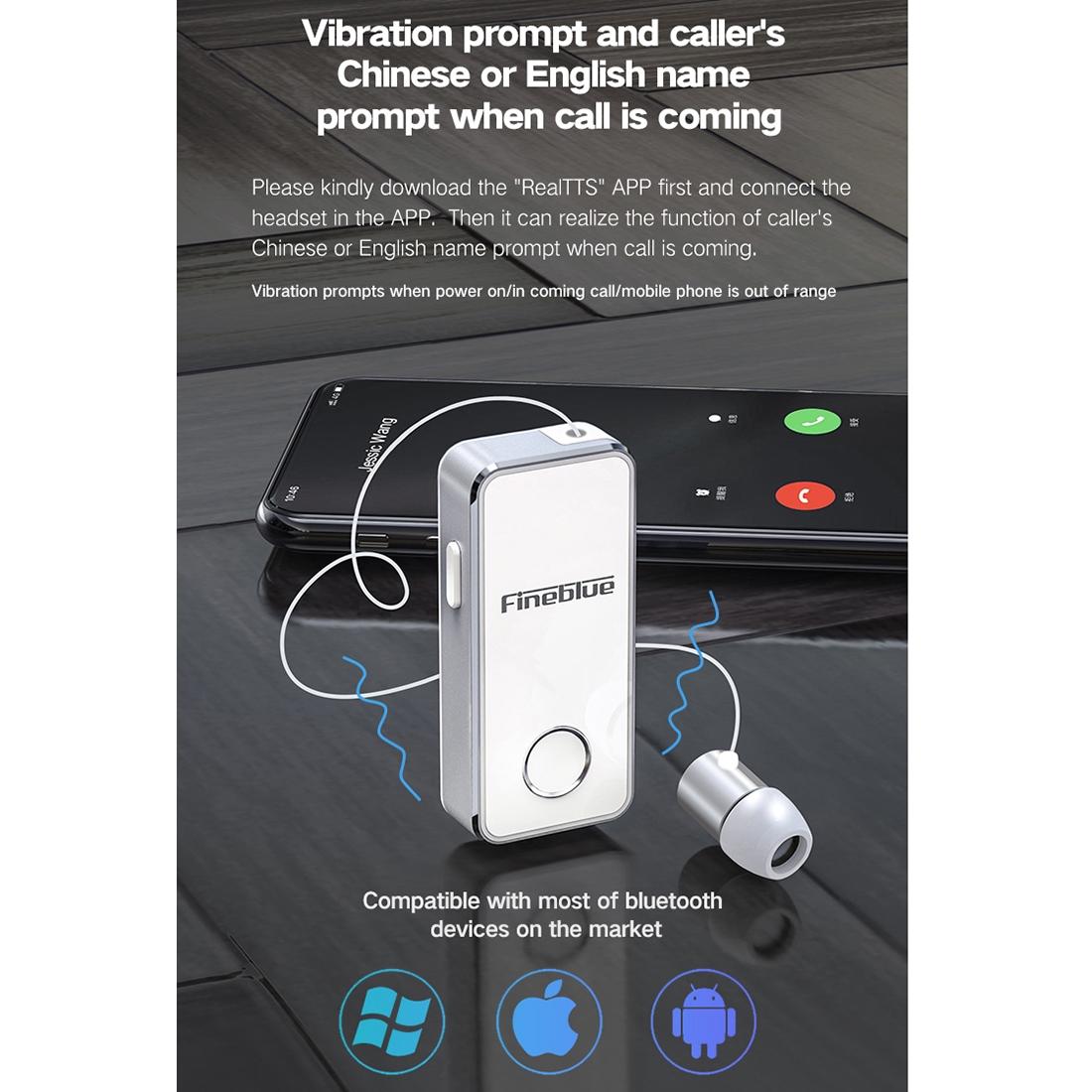 V562-A10712600AYS-202508281526-04 Wireless Bluetooth Earphone with Vibrating Alert and Clip - White - Image 5