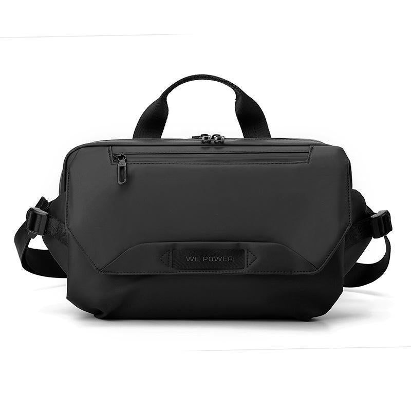 V562-A1074175060DBT-202508290004-01 3 Point Strap Men Cycling Chest Bag Anti Sway Design - Black - Image 2
