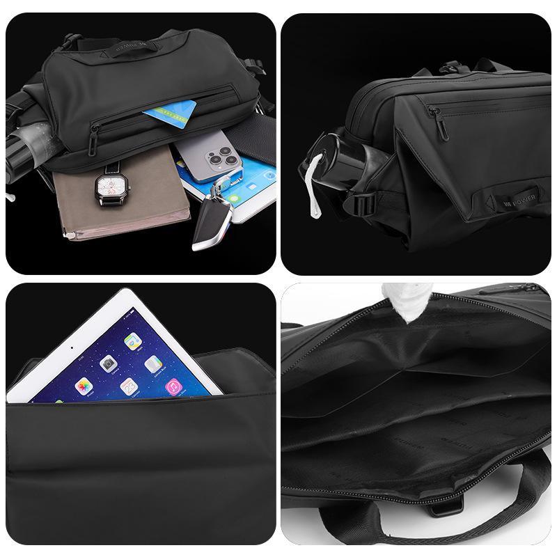 V562-A1074175060DBT-202508290004-06 3 Point Strap Men Cycling Chest Bag Anti Sway Design - Black - Image 7