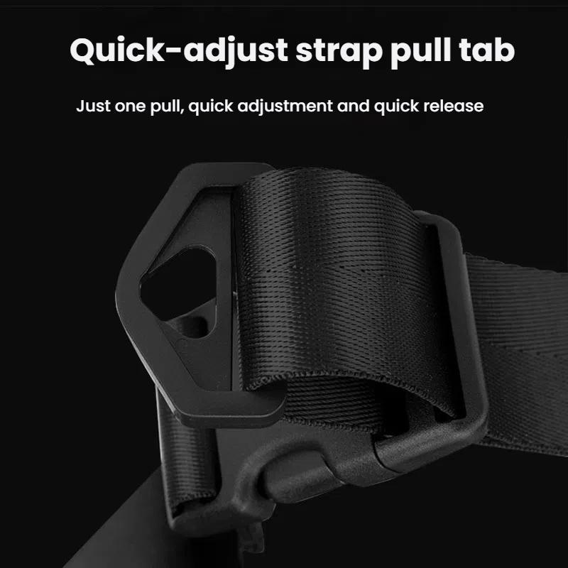 V562-A1074175060DBT-202508290004-07 3 Point Strap Men Cycling Chest Bag Anti Sway Design - Black - Image 8
