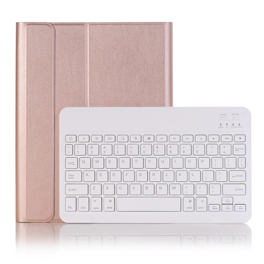 V562-A107730400ADE-202508290721-08 Bluetooth Keyboard Leather Tablet Case For Ipad Air 3 / Pro 10.5 / 10.2 - Detachable - Black - Image 9