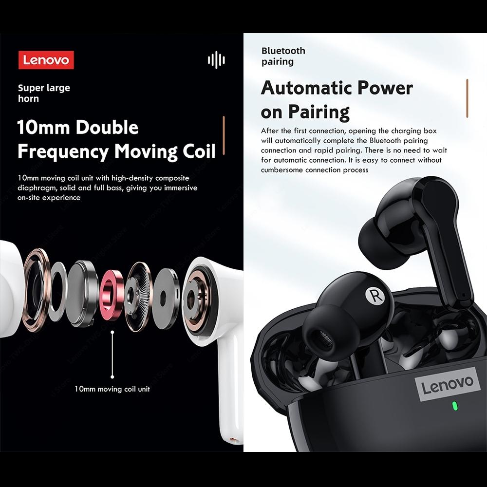 V562-A108278300ADE-202508281330-03 Waterproof Wireless Bluetooth Earphones with Noise Reduction and Hifi Bass - White - Image 4
