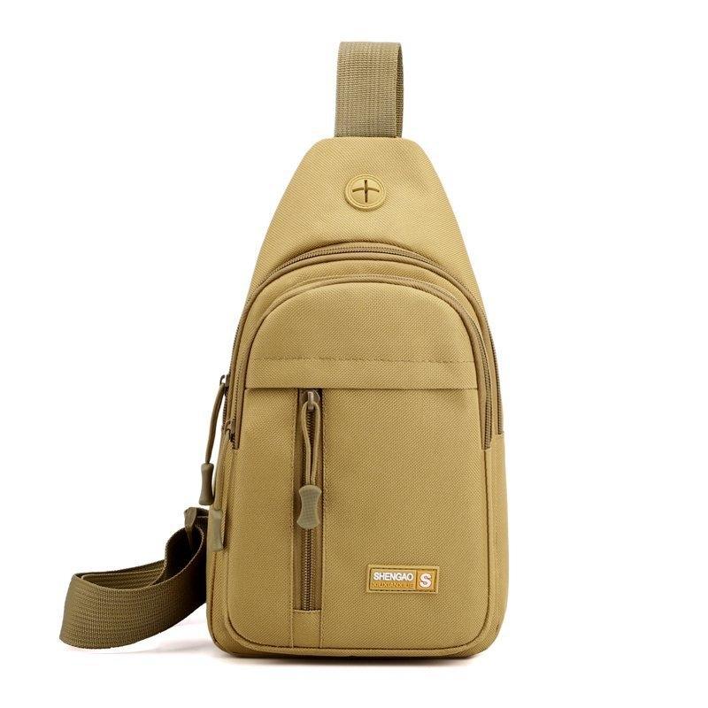 V562-A1083134060DBT-202508282354-11 Messenger Chest Bag Durable Oxford Cloth Shoulder Bag For Outdoor Activities - Khaki - Image 12