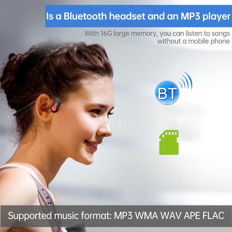V562-A1091700550DBT-202508290135-06 Waterproof K3 Bone Conduction Bluetooth Headphones - 16gb Ram - Black - Image 7