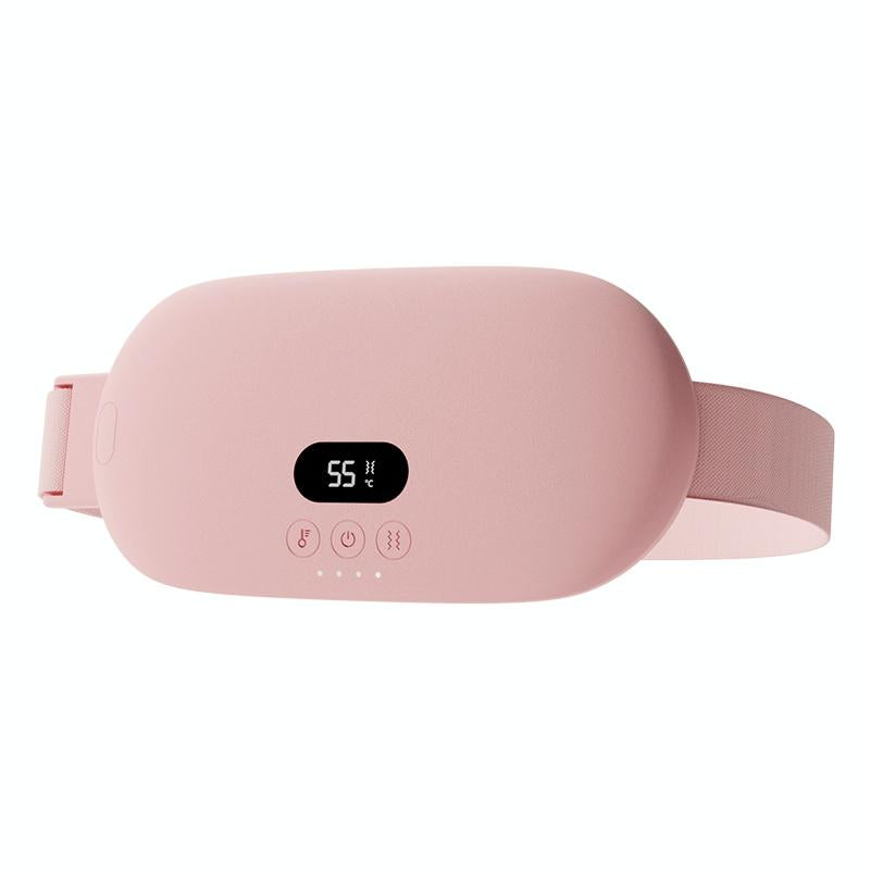 V562-A1096543060DBT-202508292110-00 Smart Massage Belt For Abdomen & Waist Electric & Warm - Pink 2000Mah - Image 1
