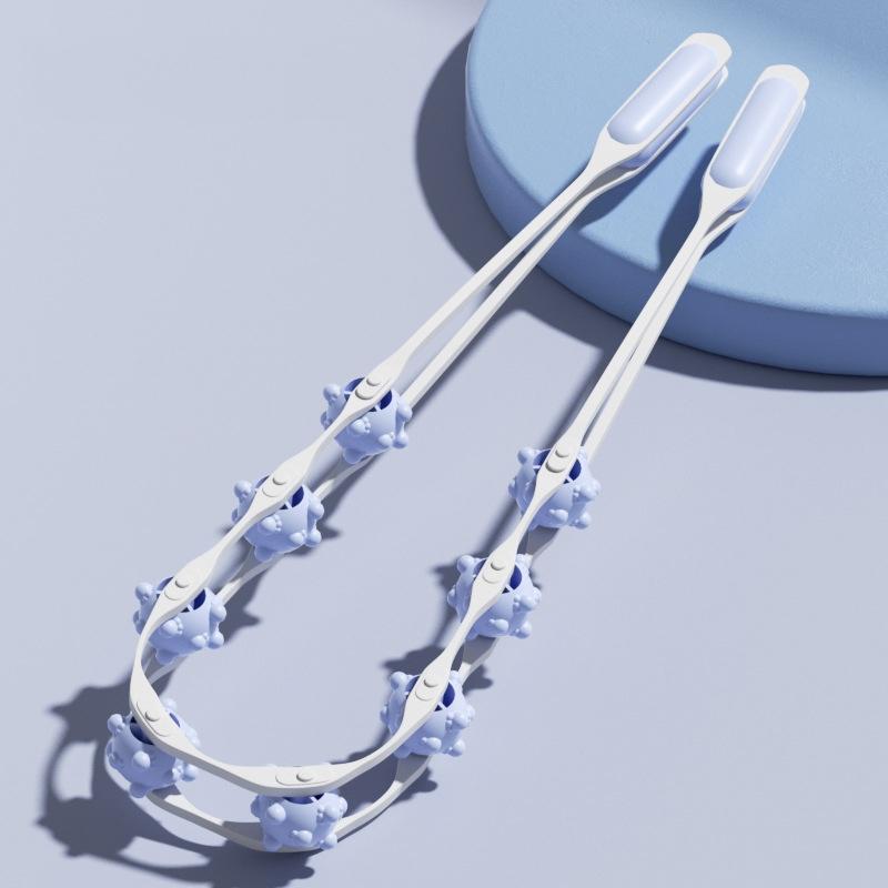 V562-A1099342060DBT-202508292253-02 Manual Shoulder & Back Massager - Yellow - Image 3