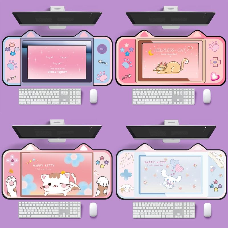 V562-A2076661060DBT-202508291236-04 Adorable Cat Ear Desk Pad For Keyboard & Mouse - 1 - Image 5
