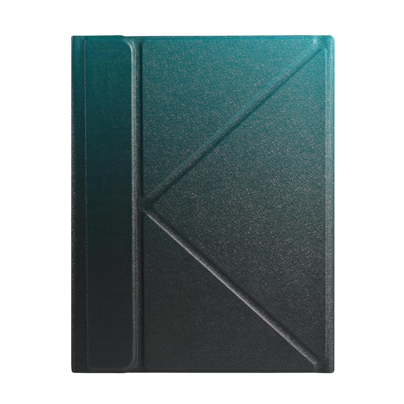 V562-A303166100ADE-202508290835-01 Bluetooth Keyboard Leather Case For Ipad Pro 11 With Holder & Pen Slot - Black Diamond Pattern - Image 2