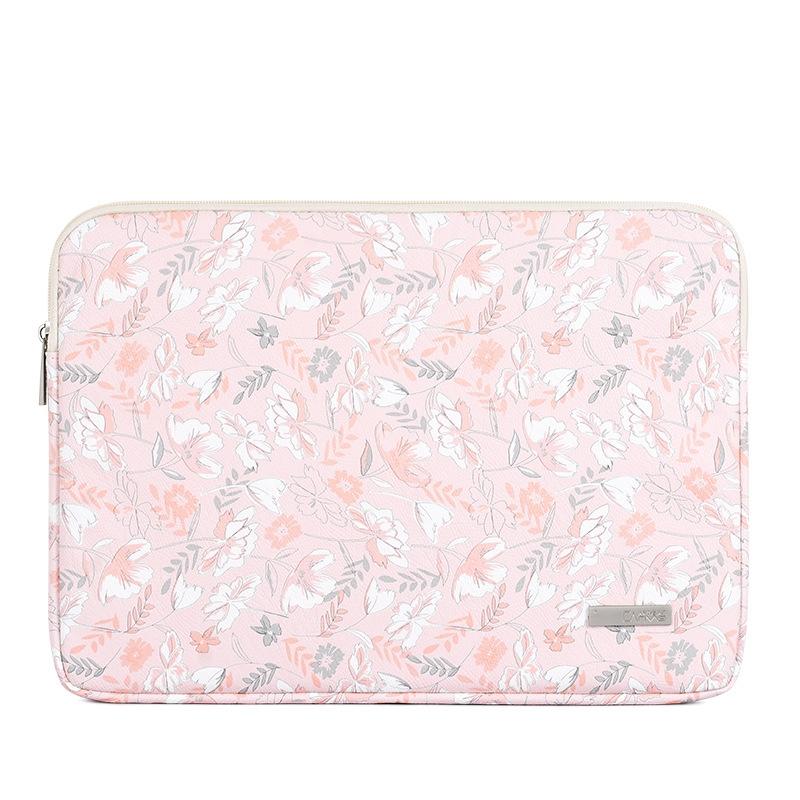 V562-A3041243060DBT-202508272135-00 Waterproof Pu Leather Laptop Sleeve - Light Pink 13 Inch - Image 1