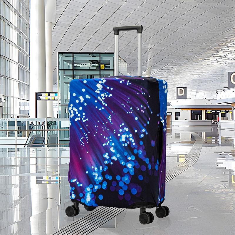V562-A3071173060DBT-202508290509-00 Thick Elastic Luggage Cover for Outdoor Travel - Fits 22-24 Inches - T-016 - L (22-24 Inches) - Image 1