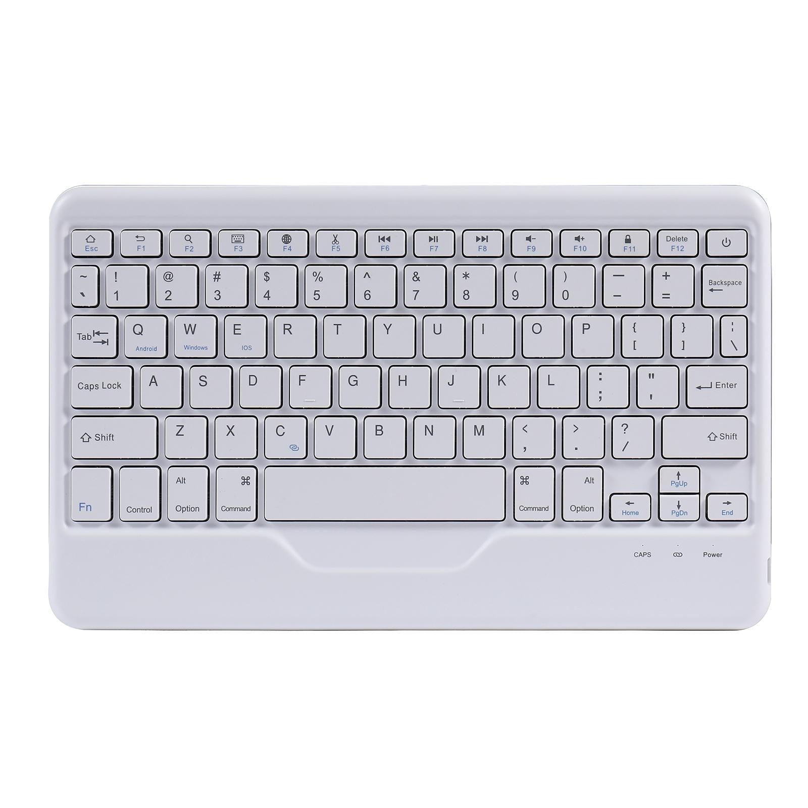 V562-A308066100ADE-202508290809-03 Bluetooth Keyboard Leather Case For Ipad Pro 11 With Triangle Holder & Pen Slot - Fits 2021 / 2020 / 2018 & Air 4 10.9 - Splittable - Black Diamond Pattern - Image 4