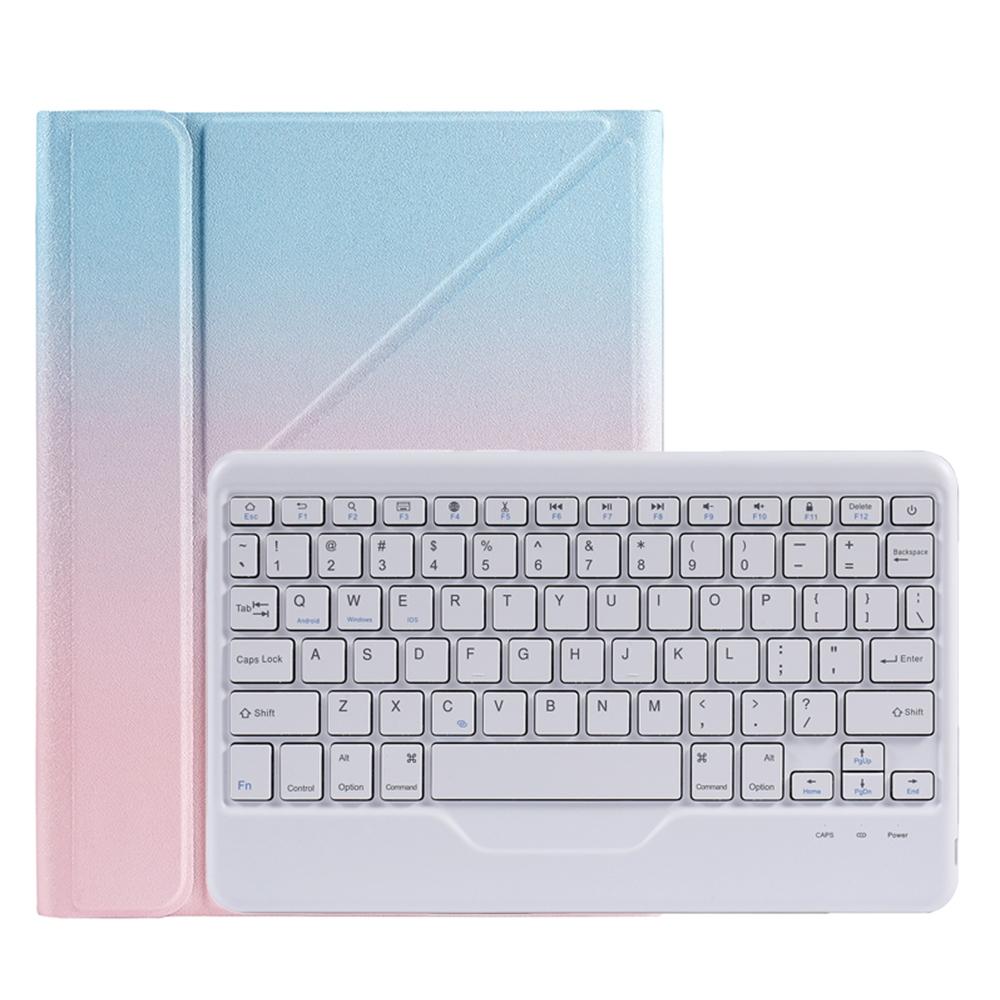 V562-A308066100ADE-202508290809-14 Bluetooth Keyboard Leather Case For Ipad Pro 11 With Triangle Holder & Pen Slot - Fits 2021 / 2020 / 2018 & Air 4 10.9 - Splittable - Black Diamond Pattern - Image 15