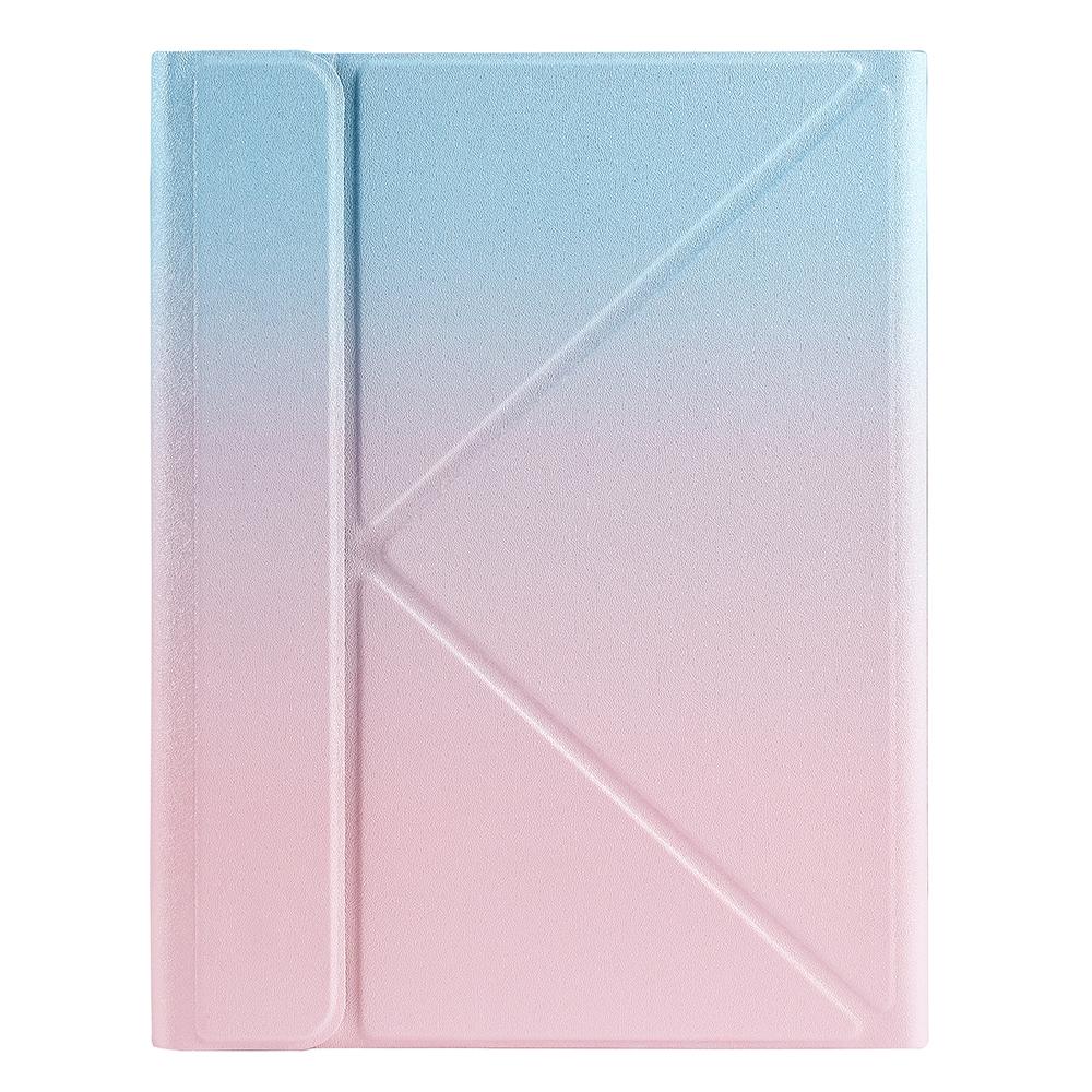 V562-A308066100ADE-202508290809-15 Bluetooth Keyboard Leather Case For Ipad Pro 11 With Triangle Holder & Pen Slot - Fits 2021 / 2020 / 2018 & Air 4 10.9 - Splittable - Black Diamond Pattern - Image 16