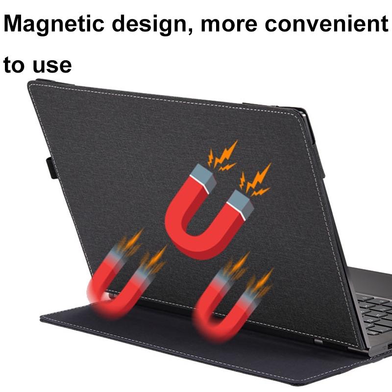 V562-A4031256750DBT-202508290841-03 Protective Leather Laptop Case - 16 Inch Anti-Fall - Black - For Samsung Galaxy Book 4 Ultra - Image 4