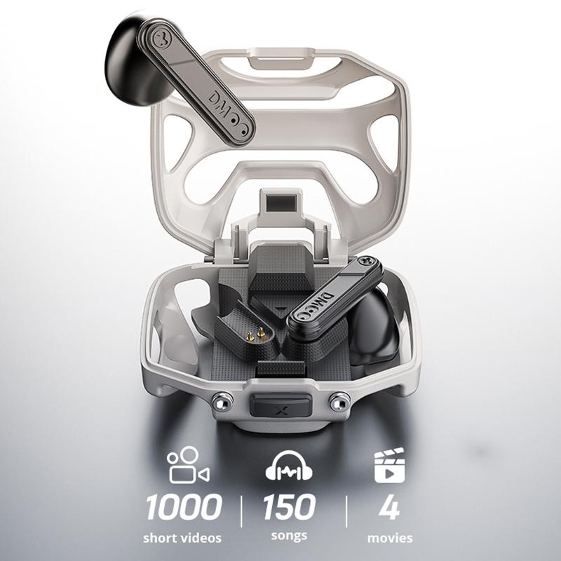 V562-B100761500ADE-202508282003-03 Wireless Bluetooth Earbuds - Hollow Design - White - Image 4