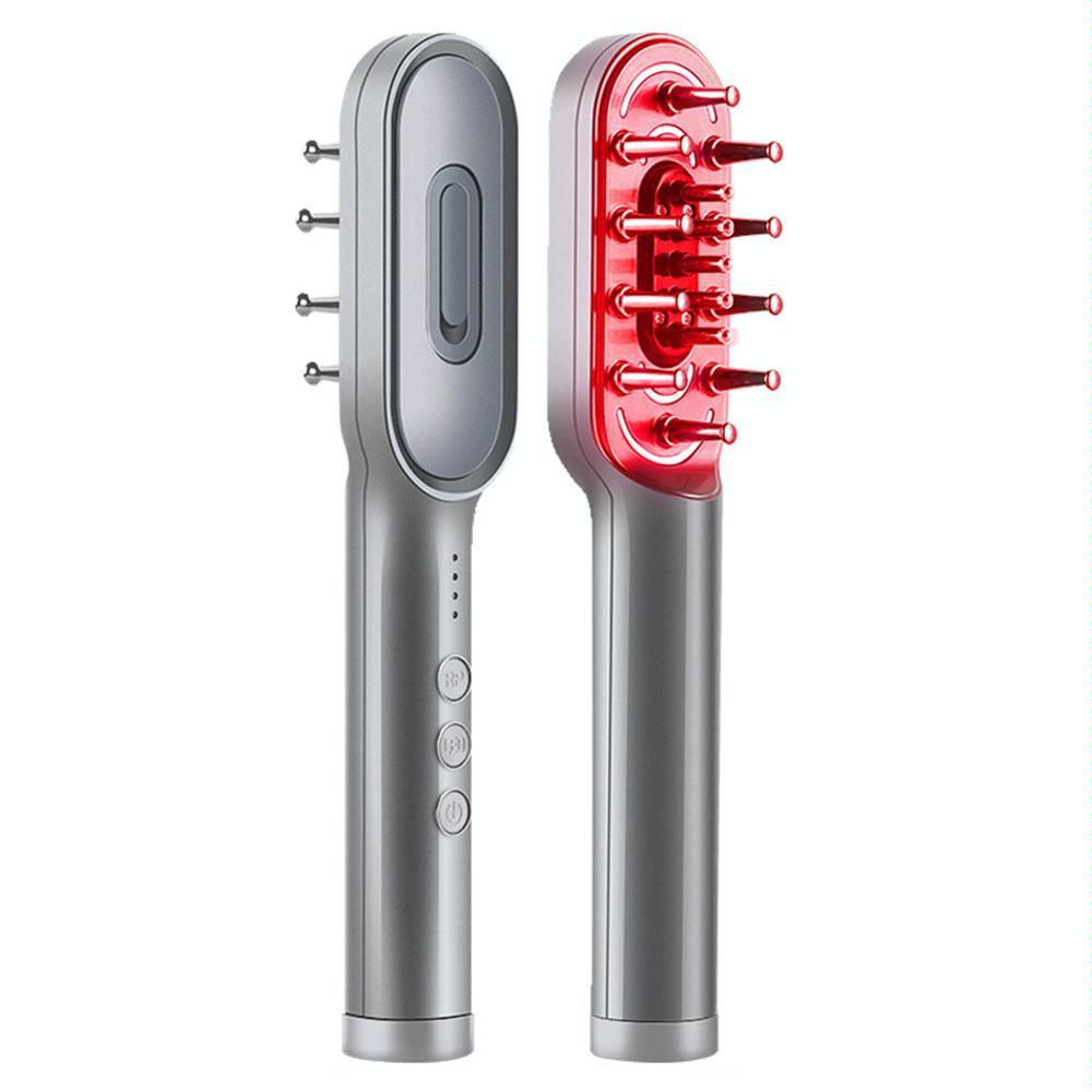 V562-B100899700ADE-202508292026-00 Kd3806 Ems Micro-Current Hair Care Comb - Grey - Image 1