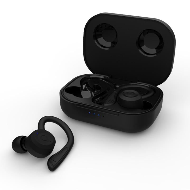 V562-B101045100AYS-202508281811-13 Waterproof T20 Tws Bluetooth Earphones with Charging Box and Noise-cancelling Hooks - Blue - Image 14