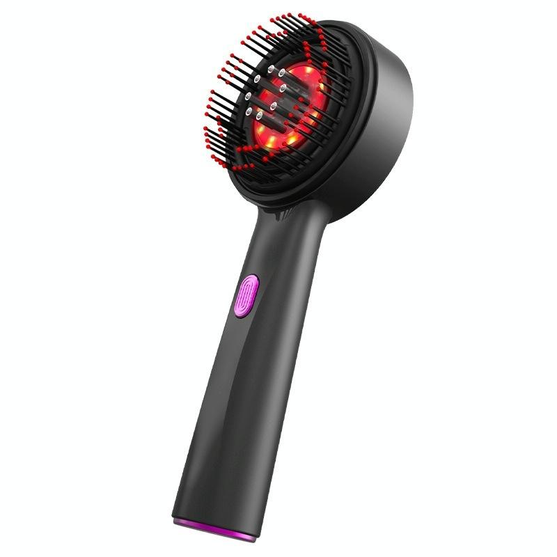 V562-B1011515060DBT-202508292305-00 Red Light Scalp Massage Comb For Hair Growth 630Nm Liquid Care - Deep Gray - Image 1