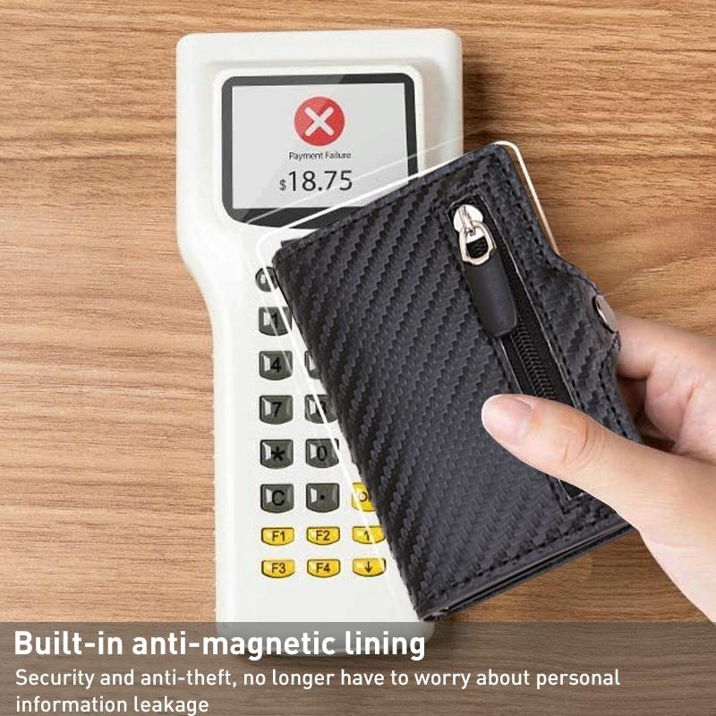 V562-B102627300ADE-202508282030-04 Multi-card Rfid Leather Holder with Metal Accent - Gold - Image 5