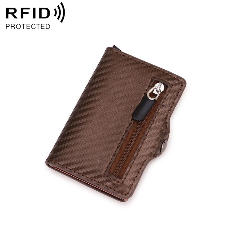 V562-B102627300ADE-202508282030-06 Multi-card Rfid Leather Holder with Metal Accent - Gold - Image 7
