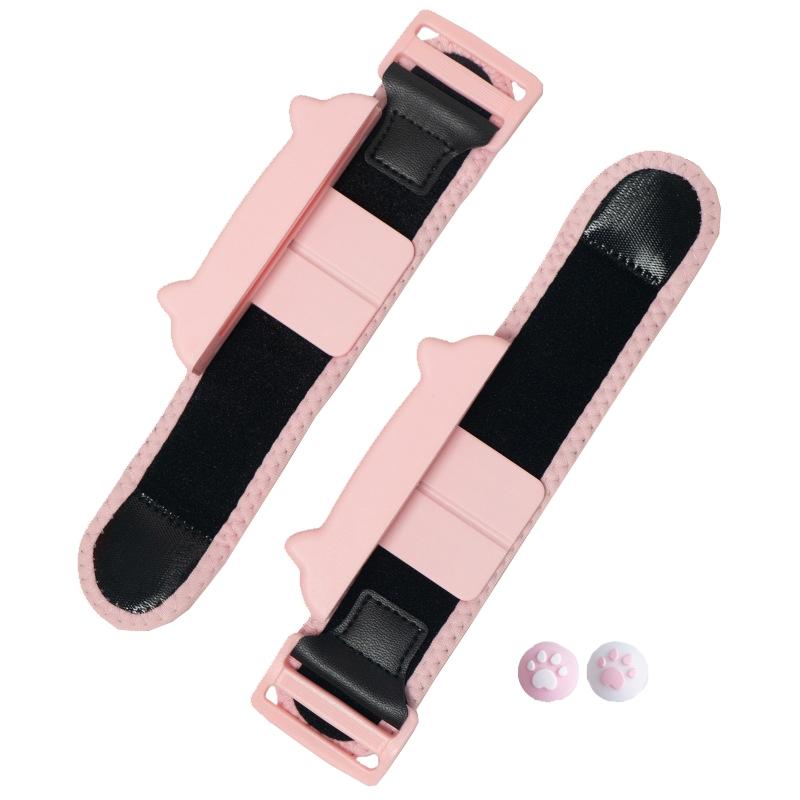 V562-B1026752060DBT-202508290145-00 Joy Con Wrist Bracelet for Switch - Dancing Game Handle - Pink 22Cm - Image 1
