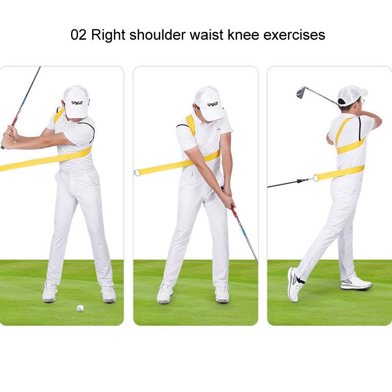 V562-B1032554060DBT-202508290146-06 Golf Swing Training Belt for Improved Fitness and Technique - Yellow - Image 7