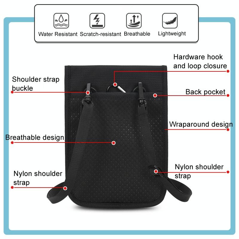 V562-B1043254060DBT-202508282026-07 Secure Neck Bag for Passport and Phone - Multi-functional - Khaki - Image 8