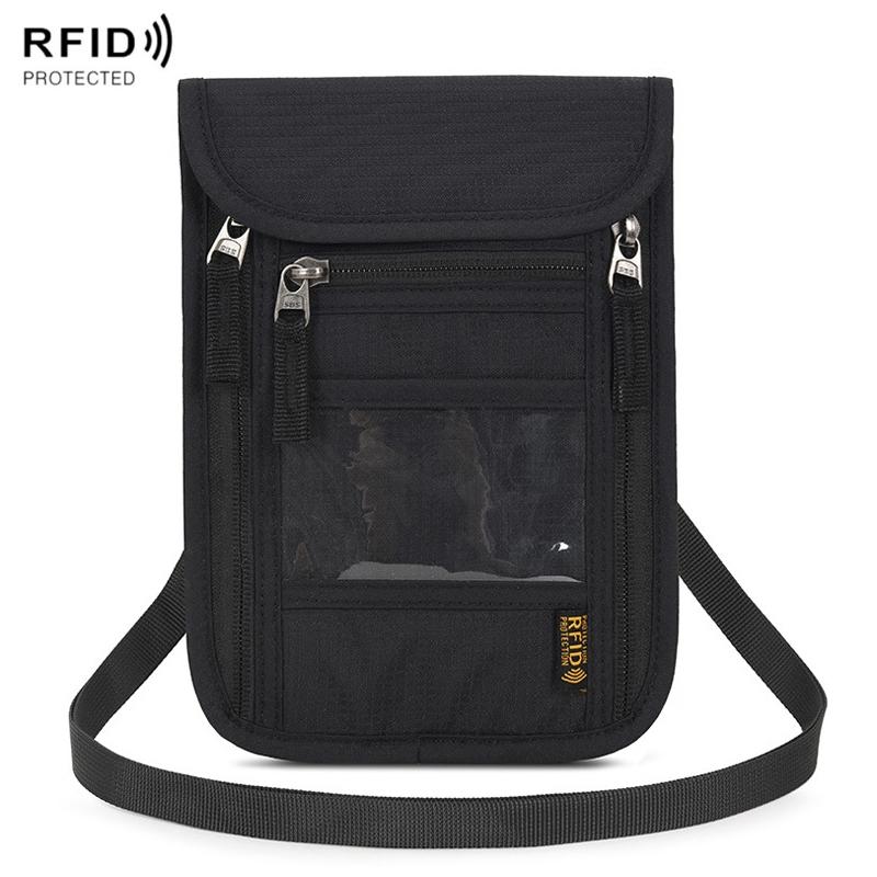 V562-B1043254060DBT-202508282026-12 Secure Neck Bag for Passport and Phone - Multi-functional - Khaki - Image 13