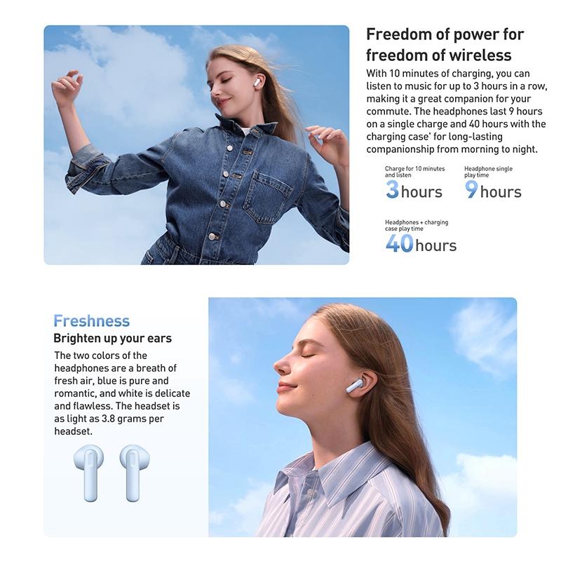 V562-B104460600ADE-202508281346-04 Wireless Bluetooth Earphones 5.3 - Se 2 - Blue - Image 5