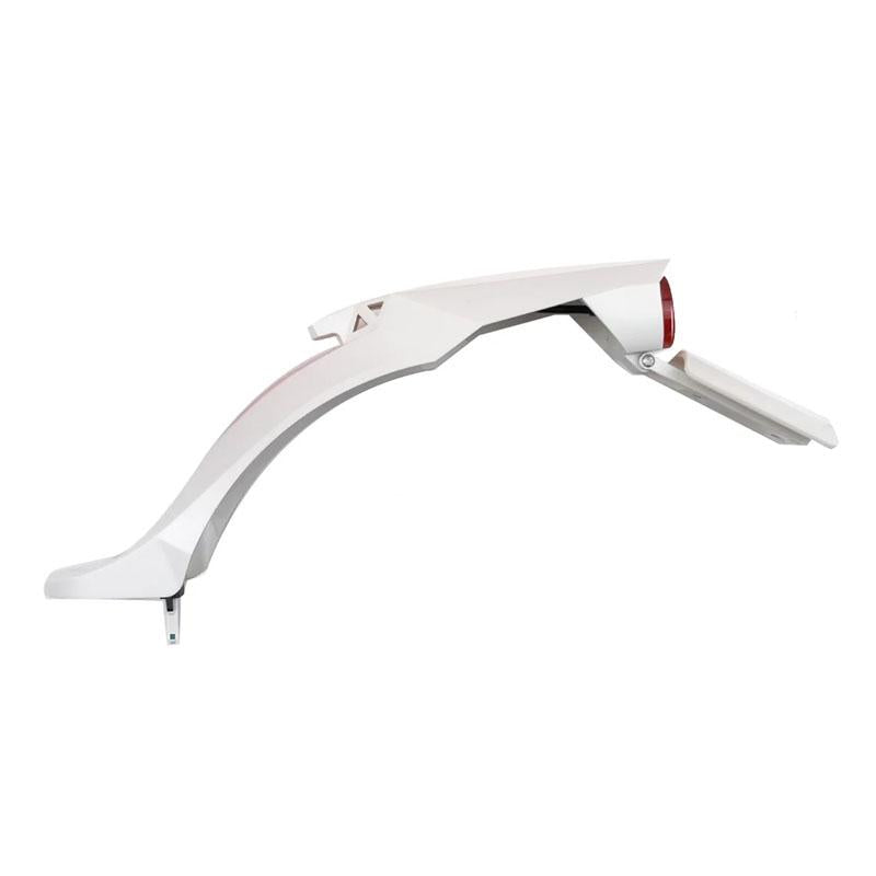 V562-B1047964060DBT-202508280540-00 Xiaomi M365 / Pro / Pro2 Scooter Mudguard with Taillight - White - Image 1