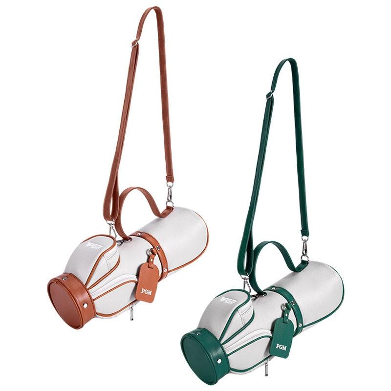 V562-B1057654060DBT-202508282341-02 Lightweight Golf Crossbody Bag For Women Compact Mini Ball Storage Solution - Grey Brown - Image 3