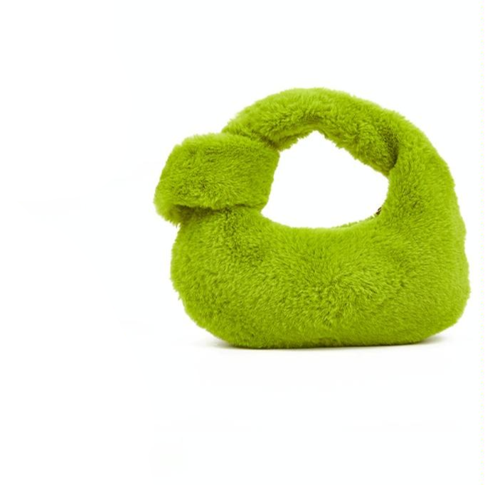 V562-B1062223060DBT-202508281415-13 Plush Rabbit Fleece Tote with Knotted Handles - Khaki - Image 14