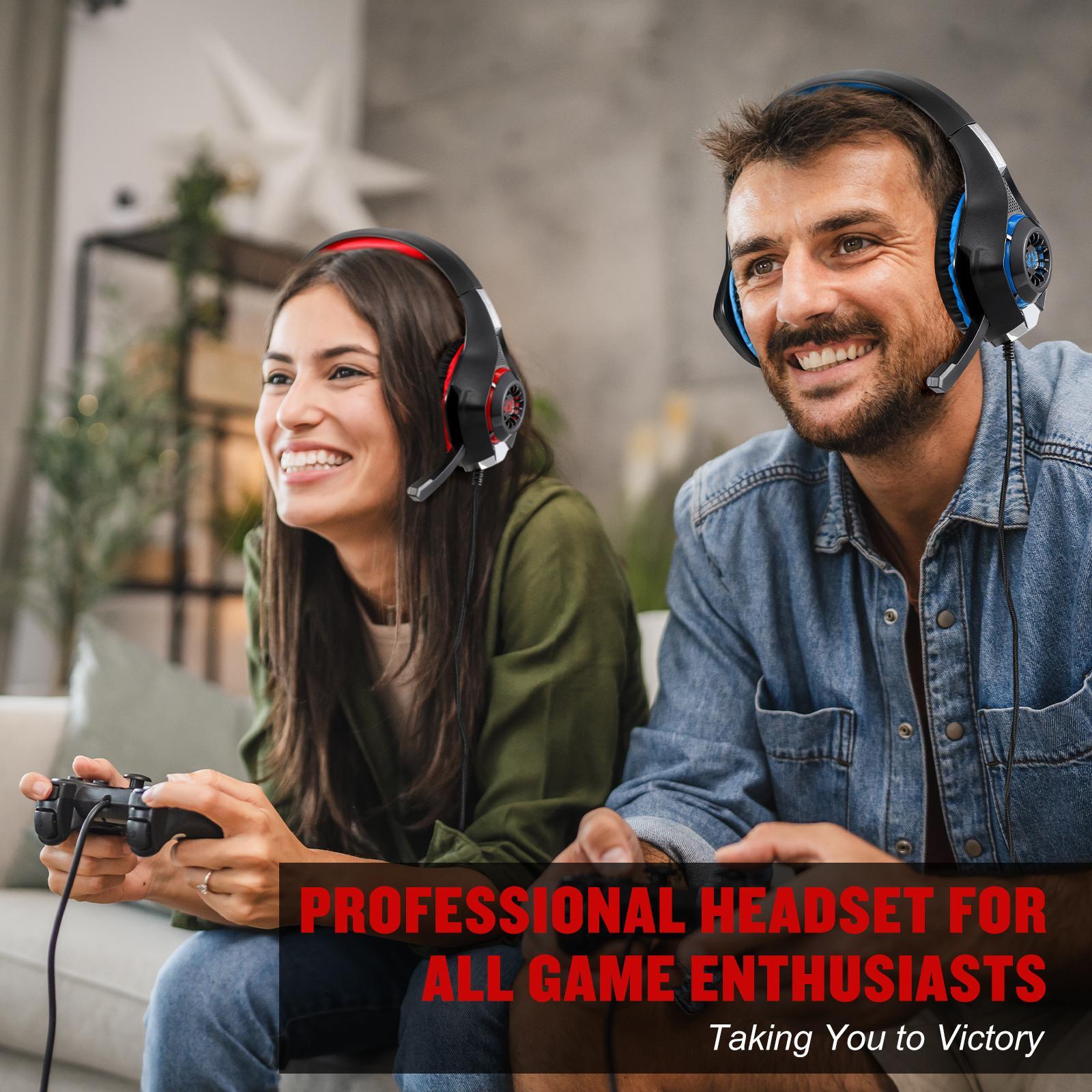 V562-B106257700ADE-202508292110-07 Omni Mic Gaming Headset 1.9M Length - Black Red - Image 8
