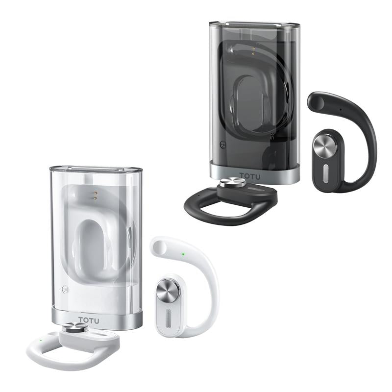 V562-B106869400ADE-202508281640-02 Wireless Bluetooth Earphone - Ear-hanging Design - White - Image 3