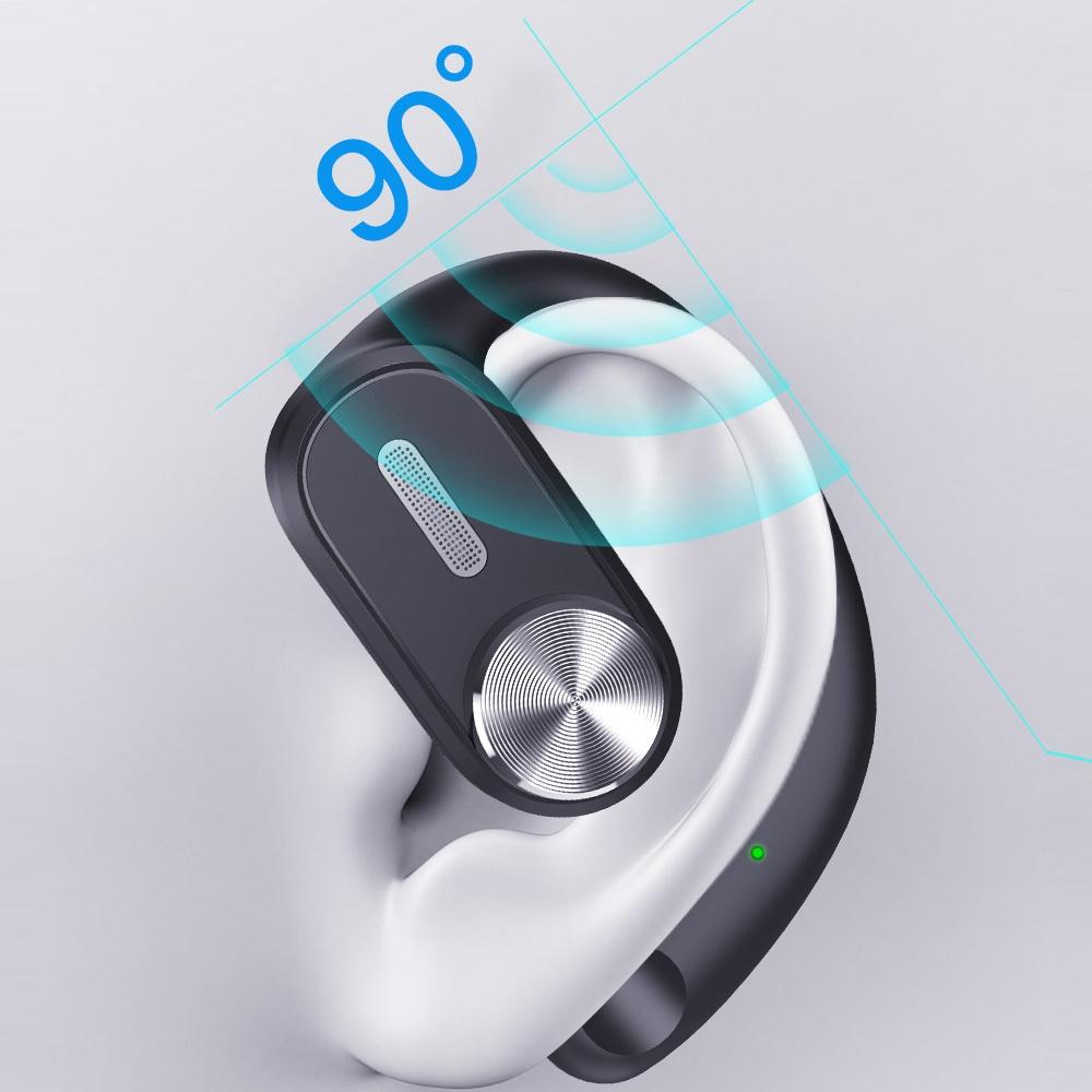 V562-B106869400ADE-202508281640-04 Wireless Bluetooth Earphone - Ear-hanging Design - White - Image 5