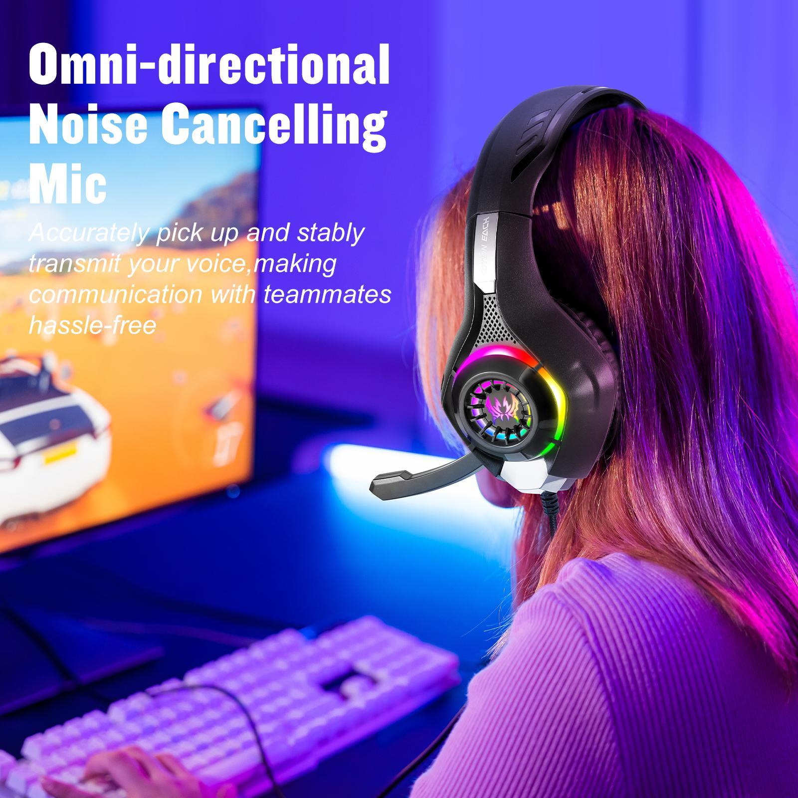 V562-B107357700ADE-202508292116-03 Omni Mic Noise Reduction Headset 1.9M Length - White - Image 4