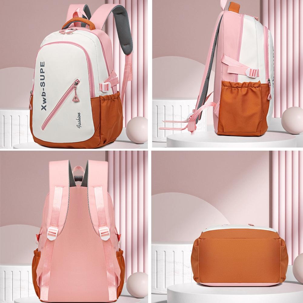 V562-B1074305060DBT-202508291030-03 Adorable Junior High Backpack For Travel - Red - Image 4