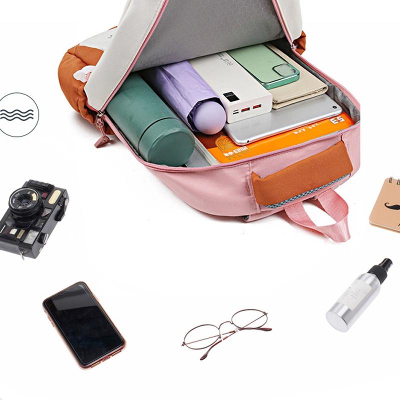 V562-B1074305060DBT-202508291030-05 Adorable Junior High Backpack For Travel - Red - Image 6