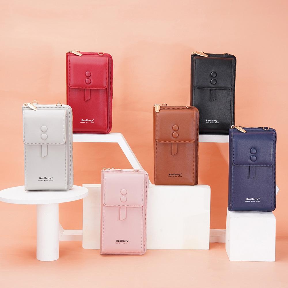 V562-B1077583060DBT-202508291046-09 Adjustable Crossbody Phone Bag With Multi Card Slots - Navy Blue - Image 10