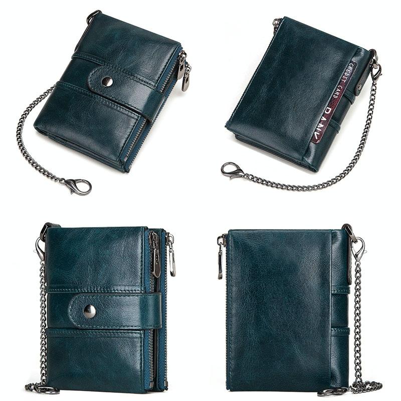 V562-B1079162060DBT-202508280553-01 Secure Multi-function Rfid Wallet - Anti-theft - Khaki - Image 2