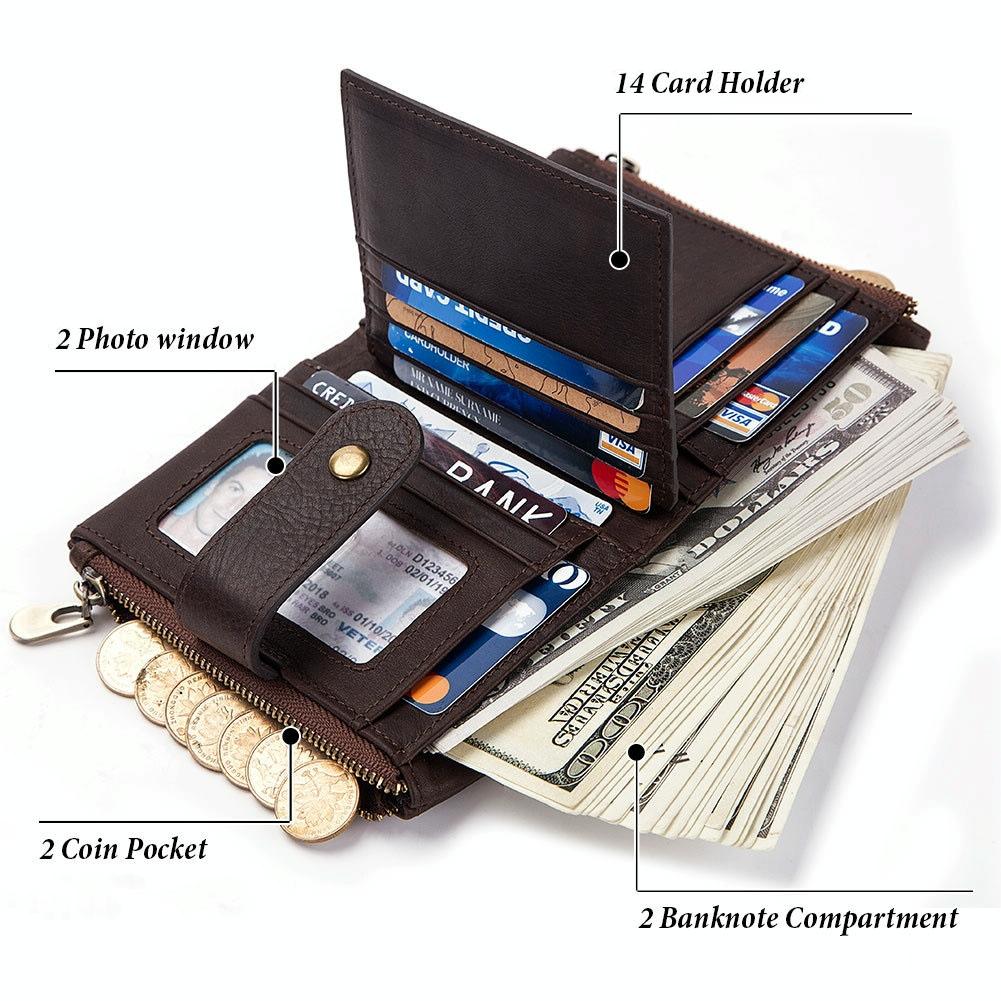 V562-B1079162060DBT-202508280553-04 Secure Multi-function Rfid Wallet - Anti-theft - Khaki - Image 5
