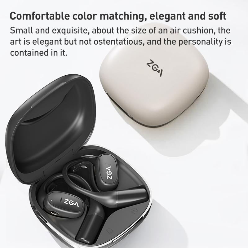 V562-B108043600ADE-202508280810-08 Wireless Bluetooth Earphone - Ear-mounted - Beige - Image 9