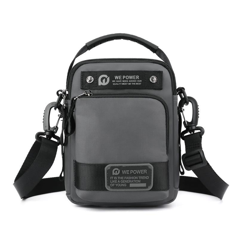 V562-B1081884060DBT-202508290131-00 Waterproof Men Shoulder Bag Versatile Outdoor Crossbody For Travel & Everyday Use - Grey - Image 1