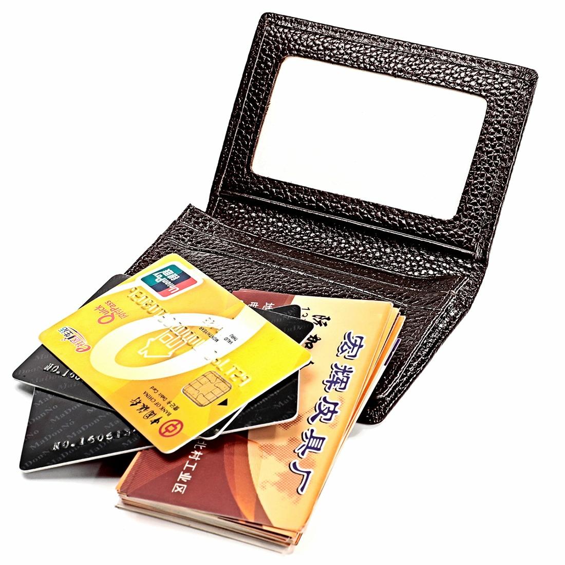 V562-B10849500ADE-202508281615-04 Men Leather Rfid Card Holder - Blocking Technology - Coffe - Image 5