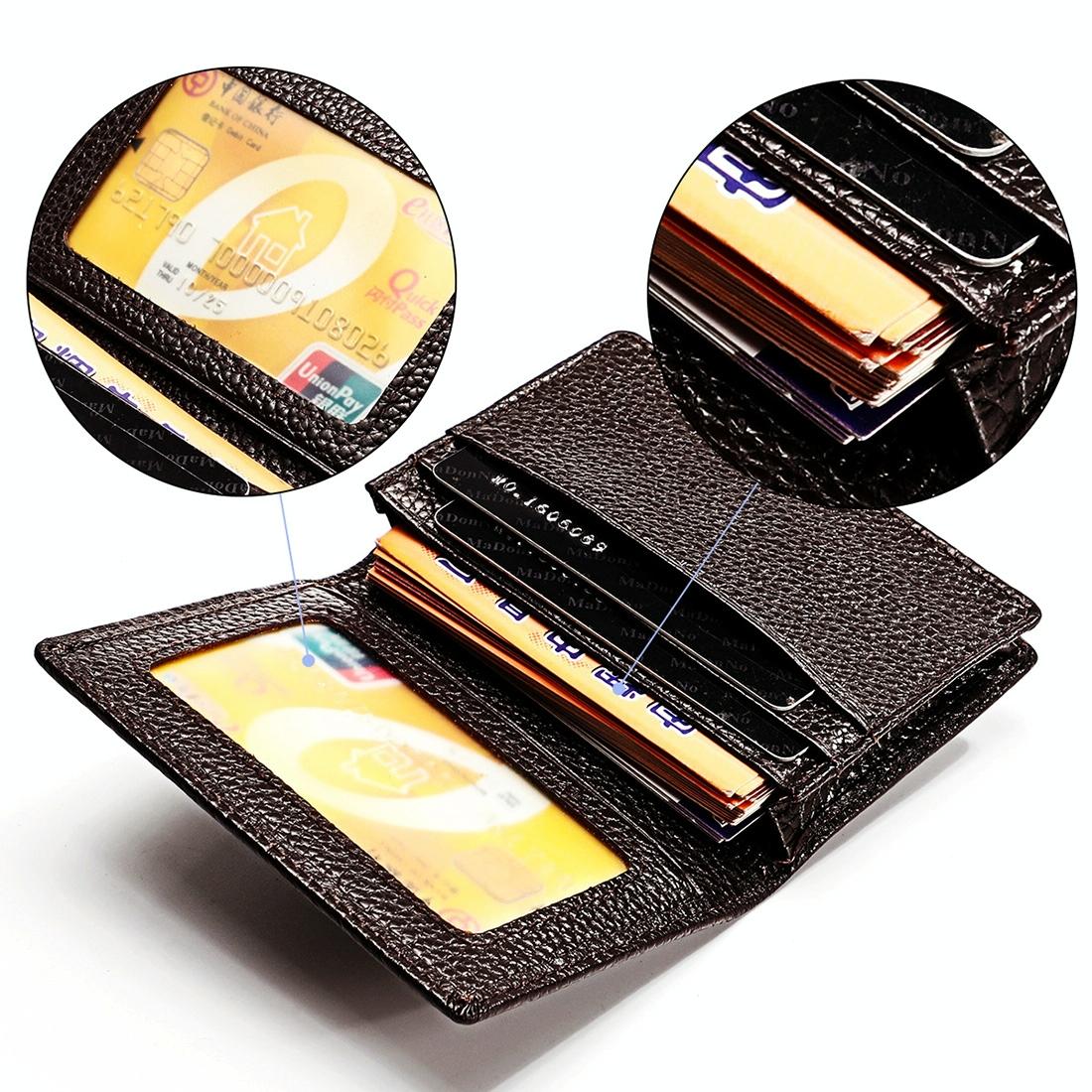 V562-B10849500ADE-202508281615-06 Men Leather Rfid Card Holder - Blocking Technology - Coffe - Image 7