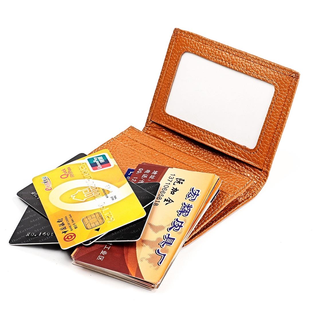 V562-B10849500ADE-202508281615-13 Men Leather Rfid Card Holder - Blocking Technology - Coffe - Image 14