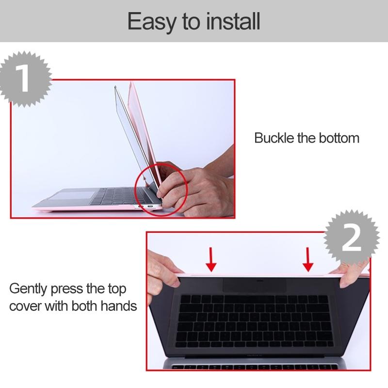 V562-B1862BL-202508290741-07 Crystal Shockproof Laptop Case - Protective - Black - Image 8