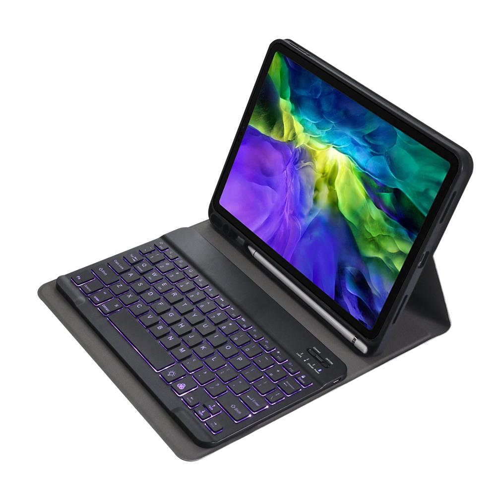 V562-B1977ORPI-202508290210-03 Detachable Bluetooth Keyboard Case For Ipad Pro 11 With Backlight & Pen Slot - Black - Image 4